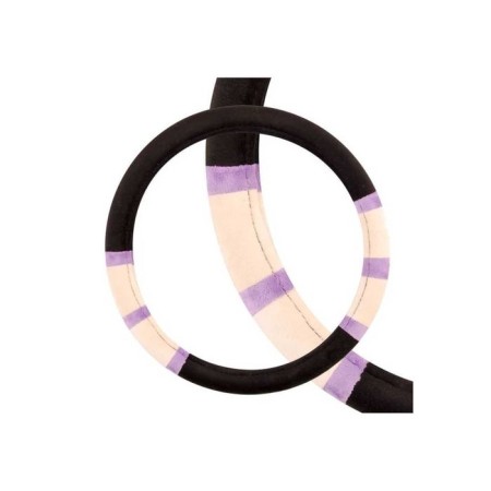 Braids fur is a lawsuit., L black Skyway, with 2 purple-beige inserts ECO-1