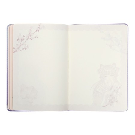Gift notebook, A6+, 132 sheets, color block, with a stream on a magnet, PVC cover, "Anime", mix-8