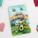 The kit of children's “chosen” 4 items: elastic band, clips, bracelet, ring, avocado, colored