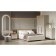 Nick suspended cabinet, 800x300x180, cashmere/oak/beige MDF