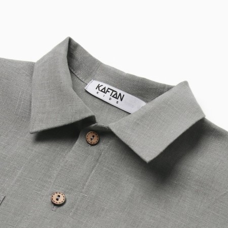 Board for the boy KAFTAN LINEN, p. 32 (110-116), gray-5