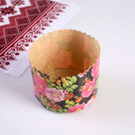 Paper form for cake "Rosehip" 110 x 85 mm-1