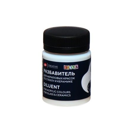 Dilunitor for acrylic paints on glass and ceramics 50 ml, ZHK Decola, 5828927-2