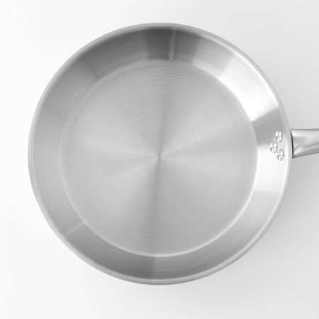 Hanna Knövell stainless steel pan, d = 30 cm, h = 5.5 cm, wall thickness 0.6 mm, handle length 24.5 cm, induction-9