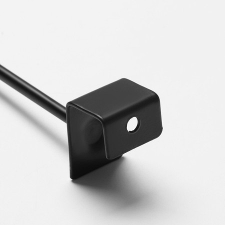 Hook for economy panels, d = 4 mm, l = 15 cm, black matte color-2