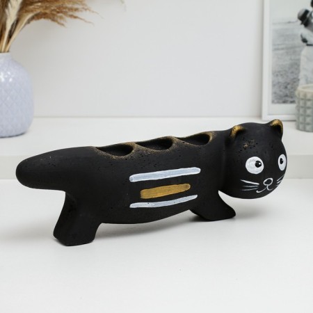 Leopold Climber Black with painting, 12cm-2