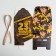 Gift folding box, packaging, “February 23!”, 12 x 12 x 12 cm