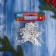 Christmas tree decoration "Star in lace" 10x10 cm, white