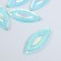 Decor for creativity Plastic "Eye" Harography Blue Set 6 pcs 2x5 cm