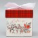 Folding box "Troika", 10 x 10x 10 cm, new year