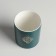 Ceramic glass with embossing, Rose, 8 x 9.5 cm