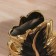 VAZ Coramics Table "Bjorn" 25x18 cm, black-golden