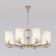 Ceiling Lamp Eurosvet Caprera 60146/8, E14, 8x40W, 820x820 mm, brass color