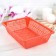 Storage basket, plastic, 24.5 × 18 × 6.5 cm, color mix