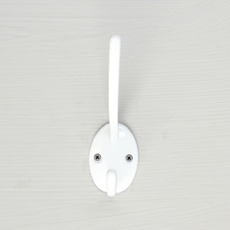 Hook furniture tundra TKD012, two -rod, white-2