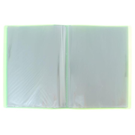 Folder with 10 A4, 500 μm inserts, calligrata, neon, salad-1