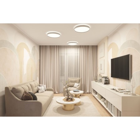 DK6511-WH PLATO, IP20, 50W, 3000-6500K, control panel, white, metal, Polyme-3