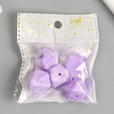 Busina Silicon "Multicarrier" Lilac nephritis d = 1.7 cm-3