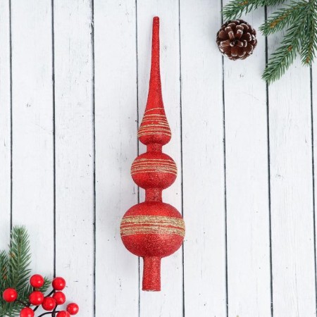 Tips "White Strips" 6.5x30 cm, white-red