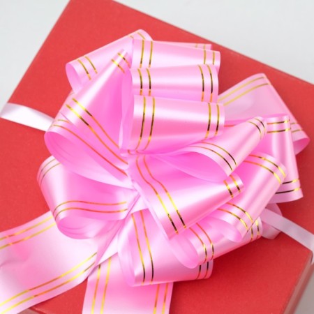 Bant-Shar No. 5 "Golden Strips", pink color-3