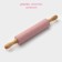 Skalka Dolyana "Confetti", 30 × 4.3 cm, working part 17 cm, pink color