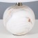 Board lamp "Adelela" E14 40W white-gold 19.5x19.5x27.5 cm