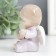 Souvenir Ceramics "Angel with an accordion" 9x5.8x5 cm