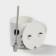 Ceramic mug with a spoon "Panda", 350 ml, white color