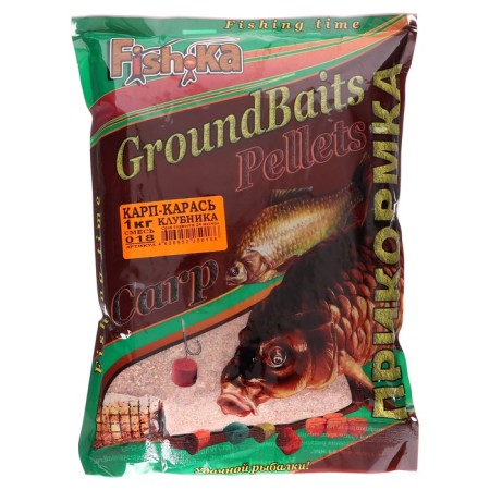 Bait Fish.ka Carp Caras Strawberries, weight 1 kg
