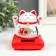 Plastic pendulum from the solar battery "Cat Mani-Neko with fan" 8.5x7x7 cm