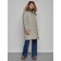 Coat insulated winter female, size 42, color light green