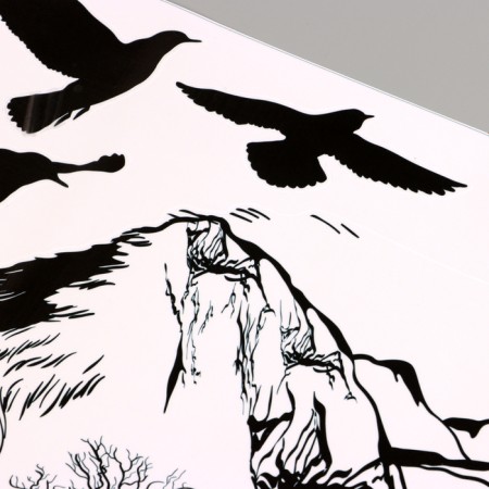 Sticker 3D Interior Ural 90*60cm-1