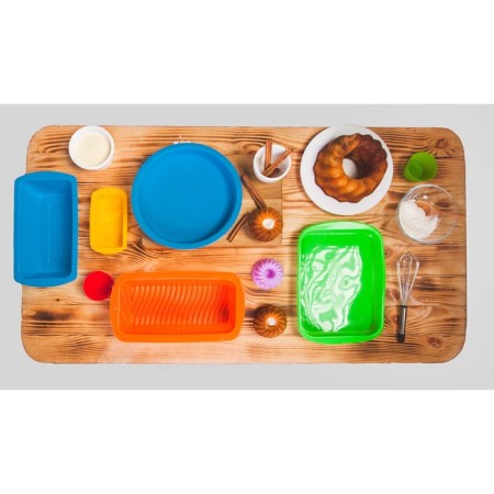 Baking shape of the share "Bread. Stripes ”, silicone, 27.5 × 13.5 × 7 cm (internal 23.5 × 10), peach color-6