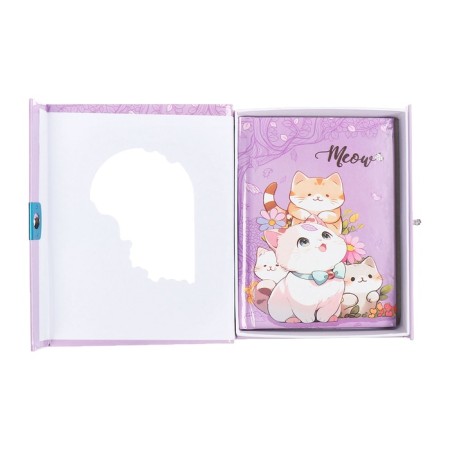 Gift notebook, 45 sheets, line, on the castle of the cats (16.3x12.7cm)-8
