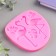 Mold Silicon "Flamingo and Palm leaves" 5 objects