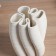 VAZ Coramics Table "Alaz" tubes, 18.5x12 cm, white