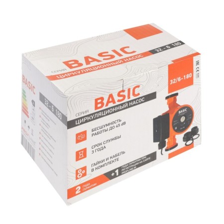 Circulation pump PROFLINE BASIC 32/6 -180, 88 W, pressure 6 m, 57 l/min, cable 1 m-4