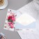 Money envelope "Happy Birthday!" glitter, pink roses, 8.3x16.7 cm