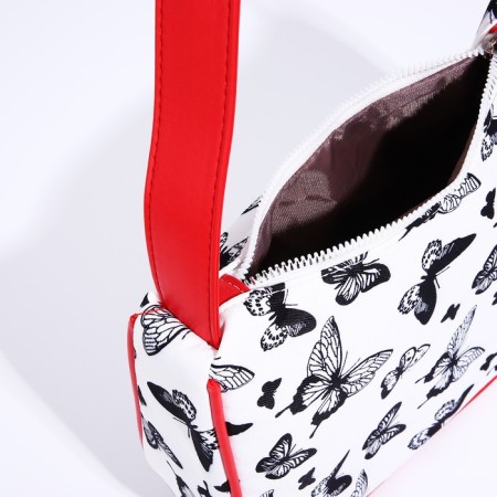 Youth bag with lightning, red/white color-4
