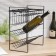 Standing for bottles of shade, 2 tiers, angle 45 degrees, black color