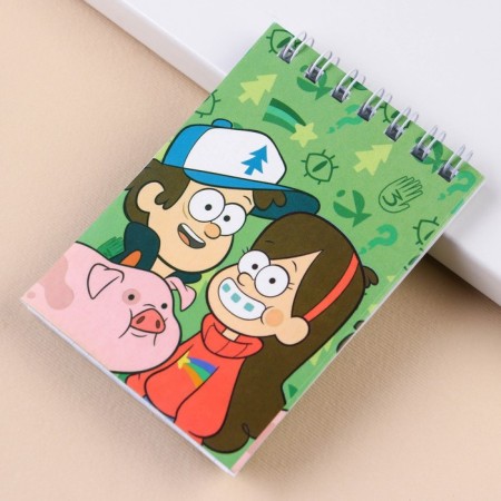 Notepad A7, 32 sheets on the crest "Gravity Falls"-4