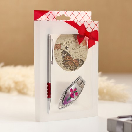 Gift set 3v1 (pen, mirror, nippers)-1
