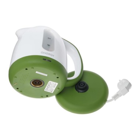 Electric kettle Energy E-293, plastic, 1.7 l, 2200 watts, white-green-5