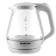 Electric kettle Brayer 1063BR-WH, glass, 1.2 l, 1630 W, white
