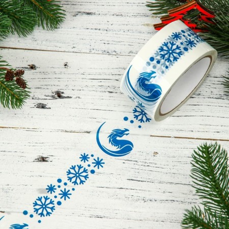 New Year. Scotch tape with the Logo "Dragon -Western" 48*45m 45mmkm