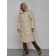 Coat insulated winter female, size 44, beige color