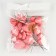 Set for decorating "hearts", pink color