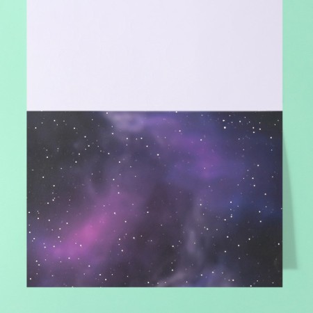 Stickers in the book "Cosmography" + 3 background holography 20.7x14.2 cm-13