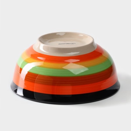 Boronnik ceramic shade "India", 1 l, d = 18, orange color-2