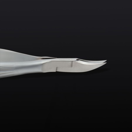 Pedicure nippers "Premium satin", hidden spring, 10.9 cm, blade length - 16 mm, silver color-8